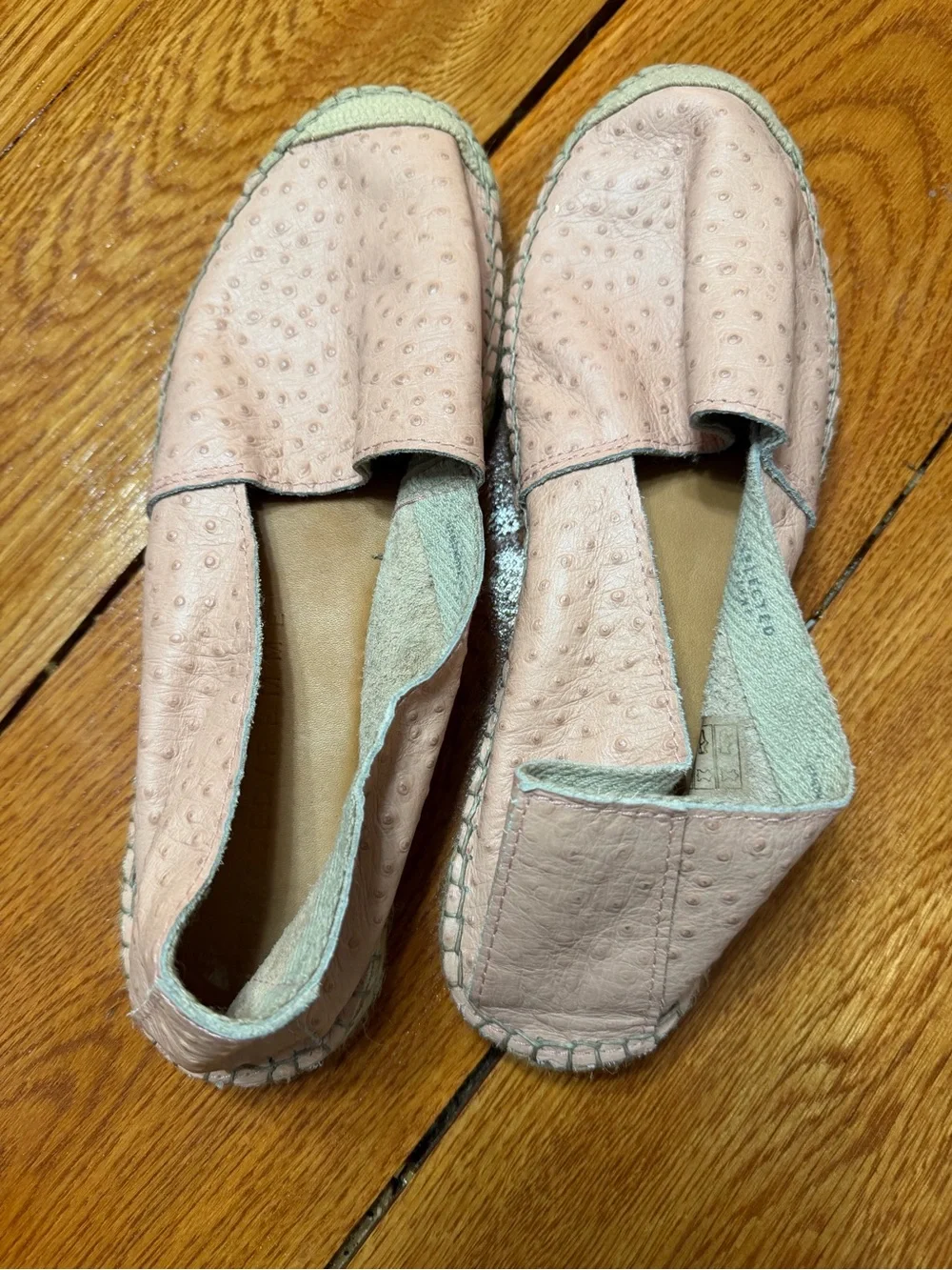 Women's Pink Espadrille Slip-On Flats